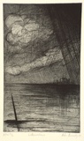 Artist: Kennedy, Helen. | Title: Williamstown | Date: 1989 | Technique: etching and drypoint, printed in black ink with plate-tone, from one plate