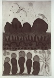 Artist: Kennedy, Lisa. | Title: Journey to the mountain top | Date: 1999, July - August | Technique: etching and aquatint, printed in black ink, from one plate