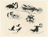 Title: A tousche or two, or three, or... | Date: 1987 | Technique: etching and aquatint, printed in black ink, from one plate