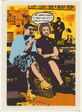 Artist: Robertson, Toni. | Title: Taking marketown by strategy - 1 | Date: 1977 | Technique: screenprint, printed in colour, from multiple stencils | Copyright: © Toni Robertson