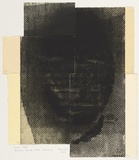 Title: not titled [head] | Date: 1967 | Technique: etching and aquatint, printed in black ink, from four plates