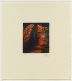 Title: Koongarra, Northern Territory | Date: 1989 | Technique: etching, printed in blue and orange ink, from one plate