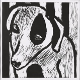 Title: Dog. | Date: c.2009 | Technique: linocut, printed in black ink, from one block