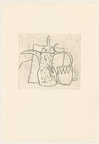 Title: Coffee pot | Date: 1984 | Technique: etching, printed in black ink, from one plate
