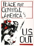 Artist: McDonald, Robyn. | Title: Peace for Central America. | Date: 1986 | Technique: screenprint, printed in colour, from two stencils