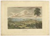 Artist: LYCETT, Joseph | Title: Newcastle, New South Wales | Date: 1824 | Technique: etching and aquatint, printed in black ink, from one copper plate; hand- coloured