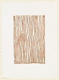 Artist: RED HAND PRINT | Title: Jilamarra design [Traditional Tiwi Motif XVII] | Date: 1999, 13 December | Technique: sugarlift-etching, and aquatint, printed in brown ink, from one zinc plate