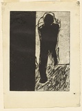 Title: <p>Demonstration steelplate etching [walking]</p> | Date: 1968 | Technique: open bite and line-etching, printed in black ink, from one steel plate