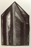 Artist: Donaldson, Kim. | Title: The wardrobe | Date: 1986 | Technique: lithograph, printed in black ink, from one stone | Copyright: © Kim Donaldson. Licensed by VISCOPY, Australia