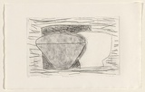 Title: Covered bowl 1 | Date: 1983 | Technique: drypoint, printed in black ink, from one perspex plate