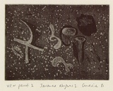 Artist: Gurvich, Rafael. | Title: Javanese memories 2 | Date: 1981 | Technique: etching and aquatint, printed in black ink, from one plate | Copyright: © Rafael Gurvich