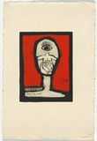 Artist: LAWTON, Tina | Title: See no evil, hear no evil | Date: 1968 | Technique: etching, printed in colour, from multiple plates