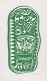 Artist: Lasisi, David. | Title: Taumirmir | Date: 1976 | Technique: screenprint, printed in green ink, from one stencil