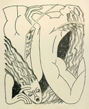 Artist: Graham, Anne. | Title: Two figures | Date: 1957 | Technique: lithograph