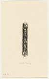 Artist: Murray, Janice. | Title: not titled [silver bangle series snake design] | Date: 1997, July | Technique: etching, printed in black ink, from one plate | Copyright: © Janice Murray and Jilamara Arts + Craft