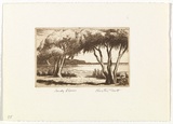Artist: PLATT, Austin | Title: Sandy Shores | Date: 1937 | Technique: etching, printed in black ink, from one plate