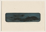 Title: [indecipherable title] | Date: c.1980 | Technique: etching and aquatint, printed in colour, from three plates