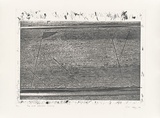 Artist: MEYER, Bill | Title: Gap with abandoned crossing | Date: 1981 | Technique: photo-etching, aquatint and drypoint, printed in black ink, from one zinc plate (precoated mitsui photo-etch plates) | Copyright: © Bill Meyer