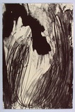 Artist: Koch-Sanders, Donny. | Title: not titled #1 | Date: 1989 | Technique: tuche and crayon lithograph, printed in black ink, from one stone