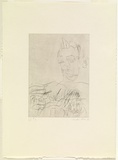 Artist: PARR, Mike | Title: Hybridia 8 | Date: 1989 | Technique: drypoint, printed in black ink, from one copper plate