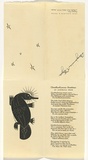 Artist: Annand, Douglas. | Title: Greeting card for Benjamin Fryer. | Date: c.1936 | Technique: letterpress, printed in black ink | Copyright: © A.M. Annand