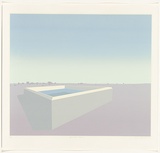 Artist: Storrier, Tim. | Title: Afternoon tank | Date: 1976 | Technique: lithograph, printed in colour, from multiple stones | Copyright: © Tim Storrier