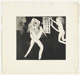 Artist: BOYD, Arthur | Title: Magistrate enters. | Date: (1970) | Technique: etching and aquatint, printed in black ink, from one plate | Copyright: Reproduced with permission of Bundanon Trust