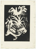 Artist: BOYD, Arthur | Title: Te Deum of the unicorn. | Date: 1973-74 | Technique: aquatint, printed in black ink, from one plate | Copyright: Reproduced with permission of Bundanon Trust