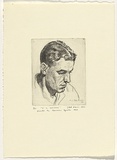 Artist: Kilgour, J. Noel. | Title: H.L. Davidson | Date: 1934 | Technique: etching, printed in black ink, from one  plate