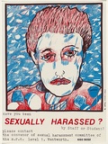 Artist: Clarkson, Jean. | Title: Have you been sexually harassed? by staff or students?. | Date: 1984 | Technique: screenprint, printed in colour, from three stencils