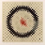 Artist: ROSE, David | Title: Game III (Sun) | Date: 1970 | Technique: screenprint, printed in colour, from five stencils