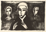 Artist: Dickerson, Robert. | Title: Divorce | Date: 1990 | Technique: lithograph, printed in black ink, from one stone