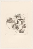 Title: Bowls | Date: 1982 | Technique: drypoint, printed in black ink, from one perspex plate