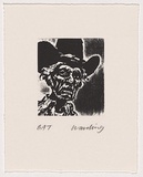 Artist: Harding, Nicholas. | Title: Untitled (Rusty Peters). | Date: 2002 | Technique: open-bite and aquatint, printed in black ink, from one plate