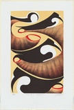 Artist: Hovell, John. | Title: Manu tava : nesting forms | Date: 1987 | Technique: lithograph, printed in colour, from multiple stones