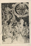 Artist: SHOMALY, Alberr | Title: Man and universe | Date: 1968 | Technique: engraving, printed in black ink with plate-tone, from one copper plate