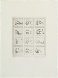 Artist: MADDOCK, Bea | Title: Game II | Date: 1972 | Technique: photo-etching and burnishing, printed in black ink