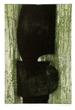 Artist: Backen, Earle. | Title: Dark Forms. | Date: 1963 | Technique: etching and aquatint, printed in colour, from two zinc plate