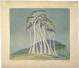 Artist: Palmer, Ethleen. | Title: Twilight fantasy. | Date: 1939 | Technique: linocut, printed in colour, from multiple blocks