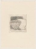Title: Bowls 1 | Date: 1983 | Technique: drypoint, printed in black ink, from one perspex plate
