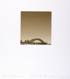 Artist: Pearson, Ian. | Title: Harbour bridge [1]. | Date: 1977 | Technique: photo-screenprint, printed in sepia, from one stencil