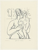 Artist: Furlonger, Joe. | Title: Gold Coast madonna | Date: 1989 | Technique: lithograph, printed in black ink, from one stone