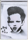 Title: Chickenpox | Date: 2003-2004 | Technique: stencil, printed with black aerosol paint, from one stencil