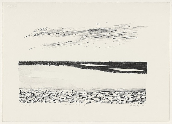 Artist: Chaffey, Antonia. | Title: Yorke Peninsular '78  [part I of II] | Date: 1981 | Technique: lithograph, printed in black ink, from one stone