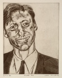 Artist: Miller, Lewis. | Title: Michael Bell | Date: 1994 | Technique: etching, printed in black ink, from one plate | Copyright: © Lewis Miller. Licensed by VISCOPY, Australia