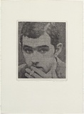 Artist: MADDOCK, Bea | Title: Man | Date: 1973 | Technique: photo-etching and aquatint, printed in black ink, from one zinc plate