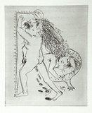 Artist: BOYD, Arthur | Title: Mad woman. | Date: 1970 | Technique: etching, printed in black ink, from one plate | Copyright: Reproduced with permission of Bundanon Trust
