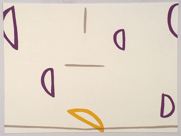 Artist: Rooney, Robert. | Title: JCV8 | Date: 2002, April - May | Technique: lithograph, printed in yellow, magenta and grey ink | Copyright: Courtesy of Tolarno Galleries