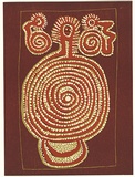 Artist: Robinson, Roland. | Title: Kunmanngur Tjeemairee | Date: 1956 | Technique: screenprint, printed in colour, from multiple stencils