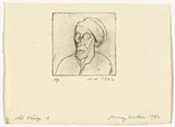 Artist: WALKER, Murray | Title: Old Daisy [a] | Date: 1962 | Technique: drypoint, printed in black ink, from one plate